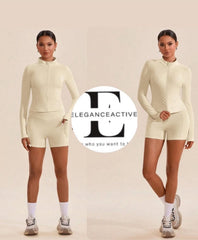 Eleganceactive Zip Up Jacket & Short
